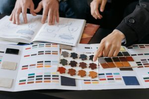 fabric and color swatches sourcing service from garment factory HengCheng Garment