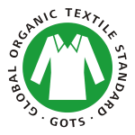 Global Organic Textile Standard certification logo displayed on Hengcheng website