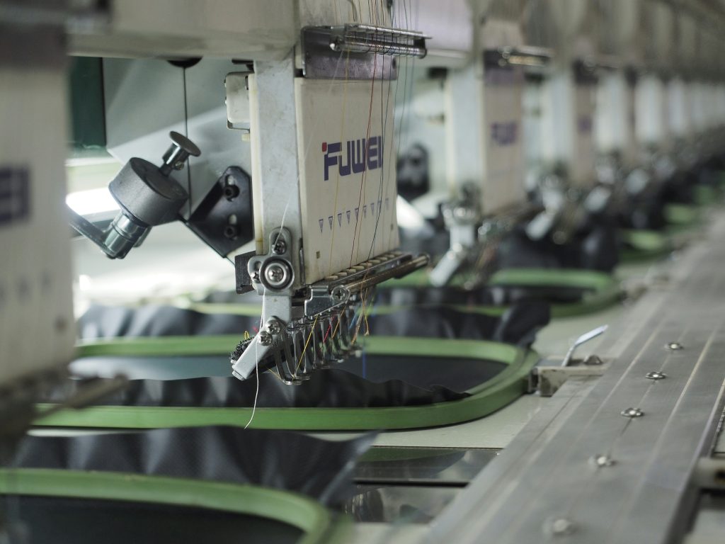 Garment production line used to assess China clothing factory capability
