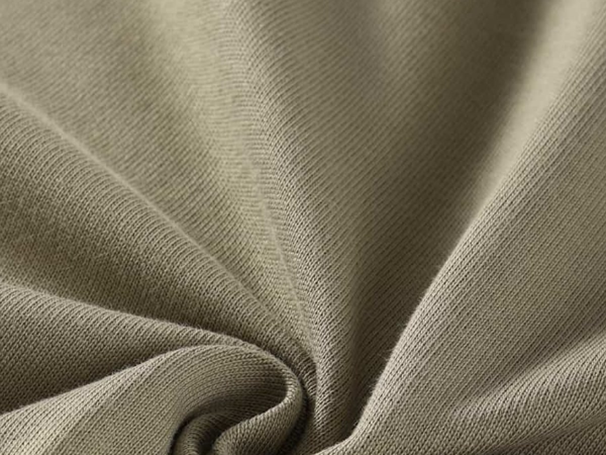 Cotton jersey fabric image for OEM T-shirt fabric selection