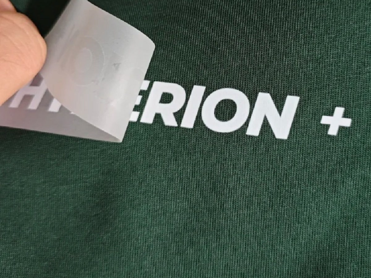 DTF heat transfer reference for custom garment decoration