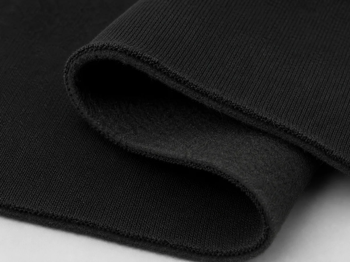 Heavyweight sweatshirt fleece fabric for oversized and streetwear hoodie programs