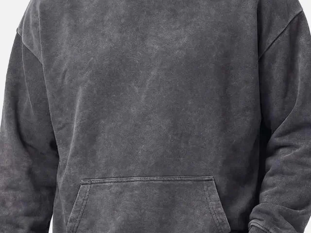 Vintage wash hoodie reference for finishing review